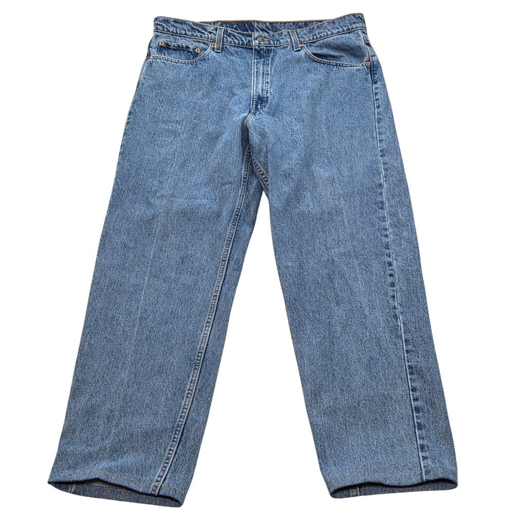 VTG 1996' Levi's 550 Relaxed Fit Jeans Mens 40x31 Denim‎ Pants USA Made *Altered